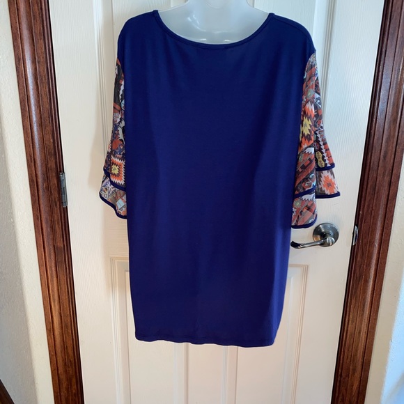 Back In The Saddle Women’s Naomi Ikat Sleeves Top Size XL - Picture 5 of 9